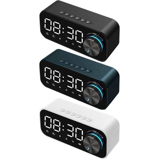 Ehskzjh Radio Réveil Rechargeable Sans Fil Avec Haut - Parleur Ehskzjh Radio Réveil Rechargeable Sans Fil Avec Haut - Parleur