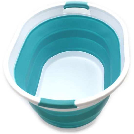 Stefanplast Primavera Line perforé Panier à Linge, Turquoise Intense, 50 Litre Stefanplast Primavera Line perforé Panier à Linge, Turquoise Intense, 50 Litre