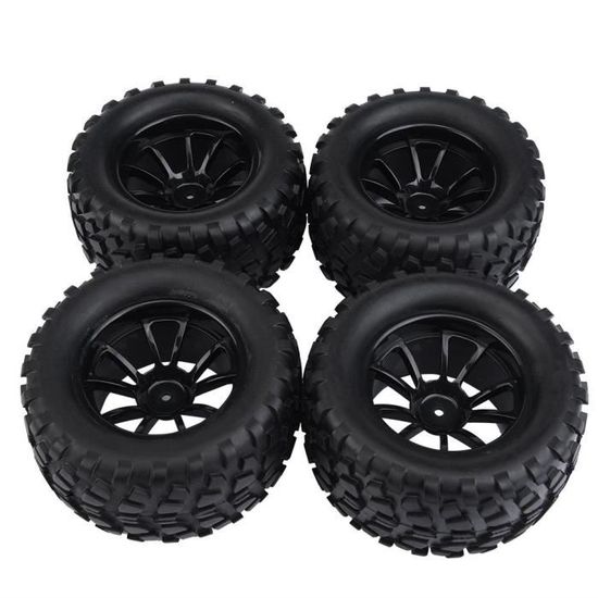 4 Pneus Dérive Légers 1/10 Pour RC Tamiya TT01 - Diamètre 63 Mm, Neufs