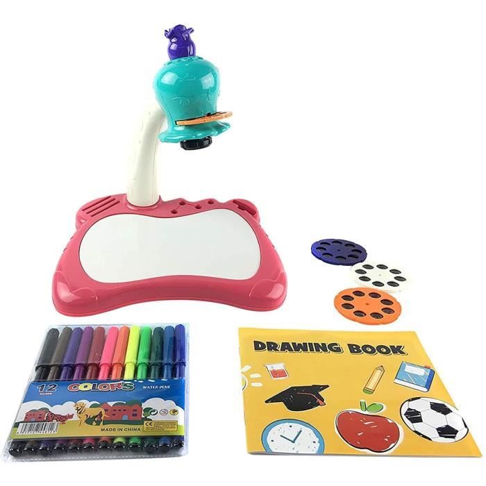 BuzzoXerex 2 en 1 Projecteur Dessin Enfant, Table Dessin Projection avec Mosaique Puzzle 3D, Jouet Montessori Caisse à Outils avec Perceuse Électronique, Cadeau pour Enfants 3-8 Ans BuzzoXerex 2 en 1 Projecteur Dessin Enfant, Table Dessin Projection avec Mosaique Puzzle 3D, Jouet Montessori Caisse à Outils avec Perceuse Électronique, Cadeau pour Enfants 3-8 Ans