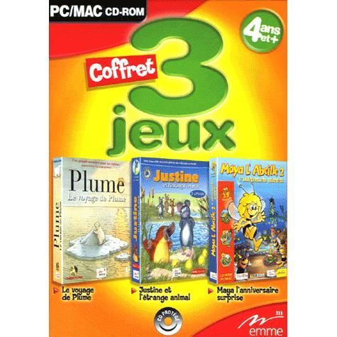 Coffret 3 Jeux Jeu PC