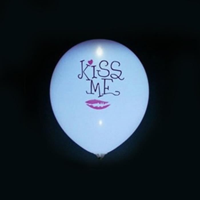 Lot De 48 Ballons LED Lumineux - Décoration Fête, Mariage, Anniversaire - Multicolore