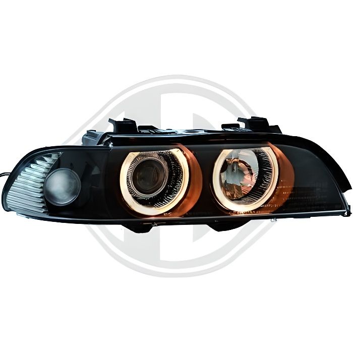 1223380 , Paire de Feux Phares Design noir pour BMW SERIE 5 E39 de 2000 a 2003