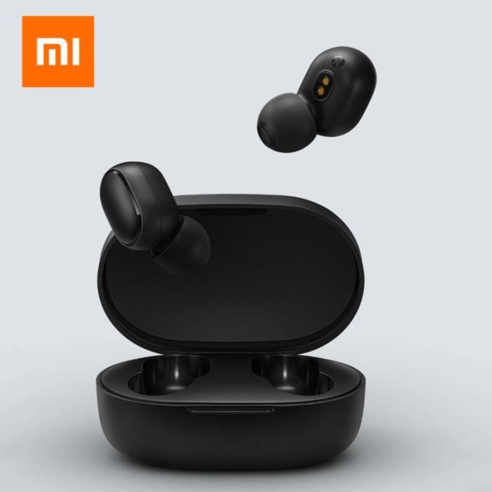Xiaomi Airdots Redmi – Ecouteur sans fil boitier de charge – Bluetooth 5.0-Sport Écouteurs Stéréo sans Fil Étanche - TWS - Noir