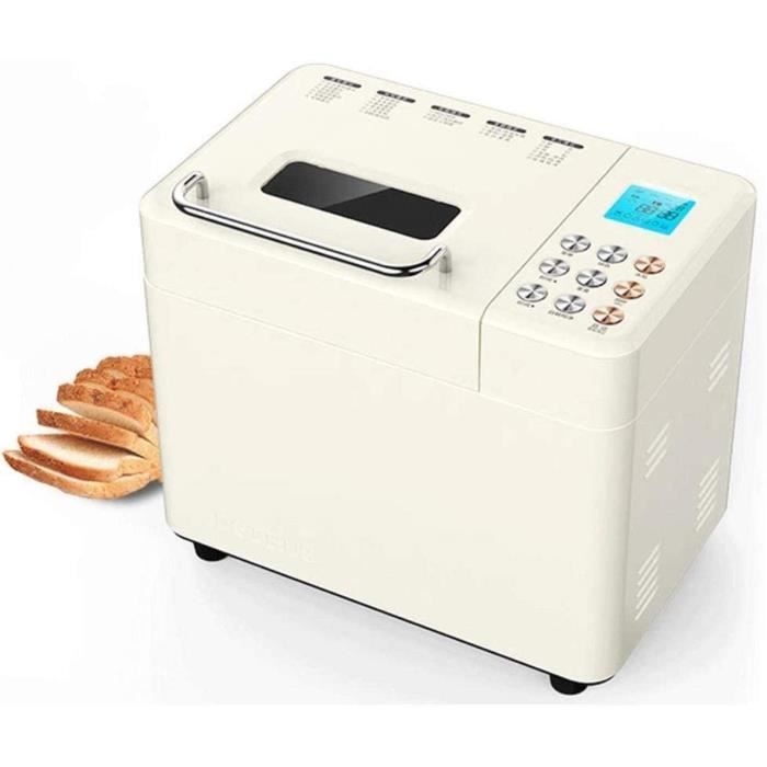 Machine à pain, fruits de noix Distributeur, Antiadhésif céramique Maker Pan automatique Maker Wifi pain intelligent de pâte à pain