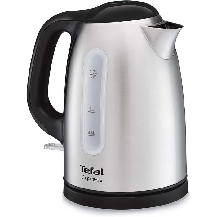 BOUILLOIRE ELECTRIQUE Tefal KI230D10 Bouilloire Eacutelectrique Express 17L Sans Fil Filtre AntiTartre 2400W Inox63