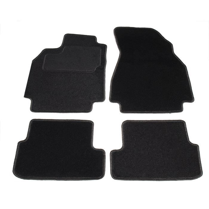 Tapis Renault Megane 2 berline tricorps, touring et coupe 2002-2008 - set de 4 (2 avant et 2 arrière)