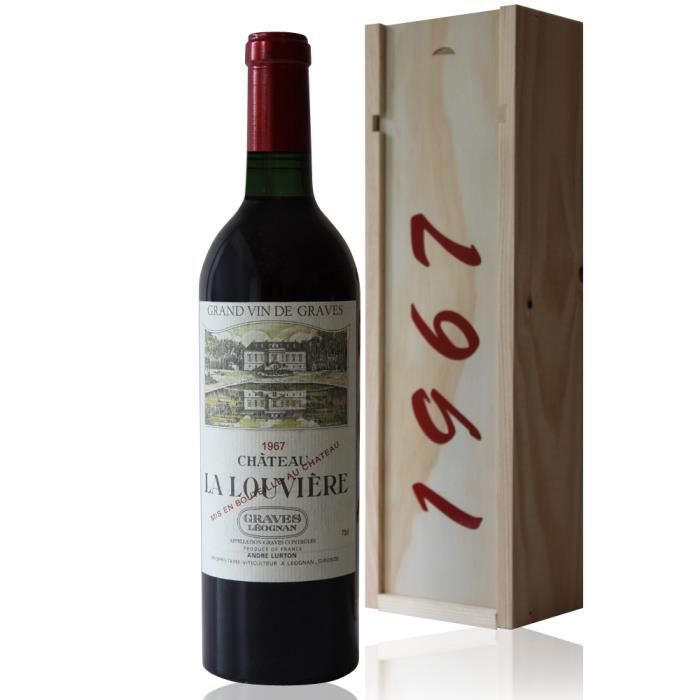 Coffret Château La Louvière 1967 Rouge 75cl AOC Graves Léognan
