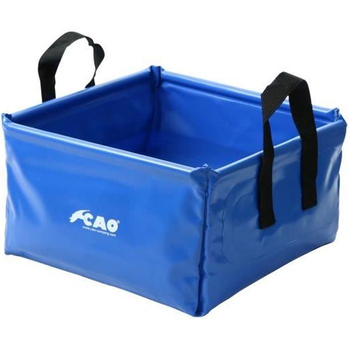 CAO CAMPING Cuvette carrée - 12 L - Bleu