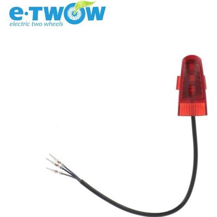 E-TWOW Feu Arrière Triple Led 3 Fils (Service Pack)