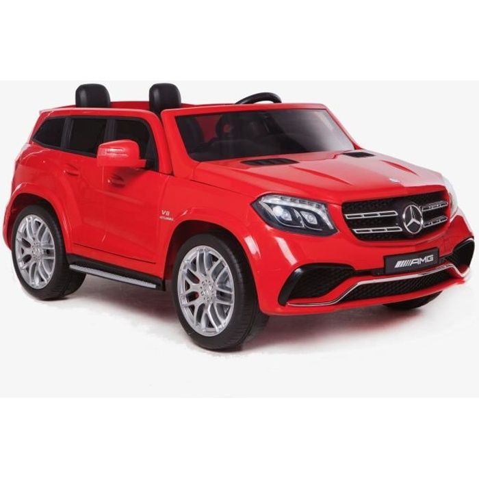 Voiture Electrique Enfant 2 places - Mercedes Benz GL63 AMG 12V - Rouge