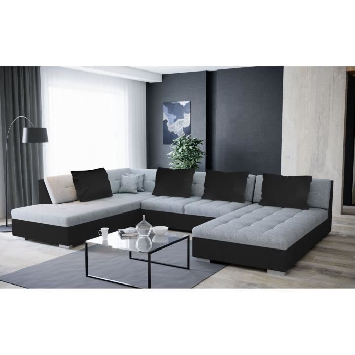 Canapé d'angle convertible en U OTIS Angle gauche