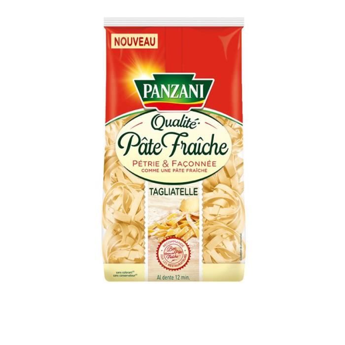 PANZANI Tagliatelle Qualité pâte fraîche Pétrie et façonnée comme une pâte fraîche - 400 g