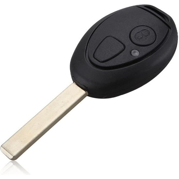 Coque Clé pour Mini Cooper R50 R52 R53 Cooper S Cabriolet - Plip clé télécommande 2 Boutons avec Lame Phonillico®