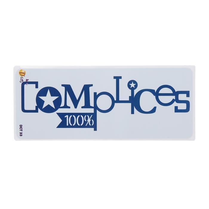 LES D'COS® DE TOGA Die 100% Complices