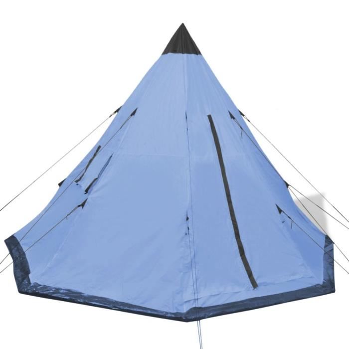 Tente pour 4 personnes Bleu MEN