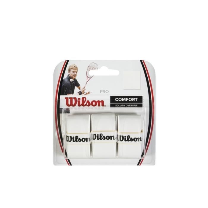 Overgrip Wilson Pro squash - blanc - TU
