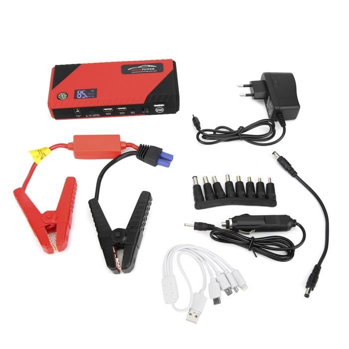 LAG 110V-240V Démarreur de voiture Urgence Chargeur Batterie 12V 20000mAh