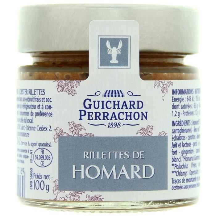 GUICHARD PERRACHON Rillette de homard - 100 g
