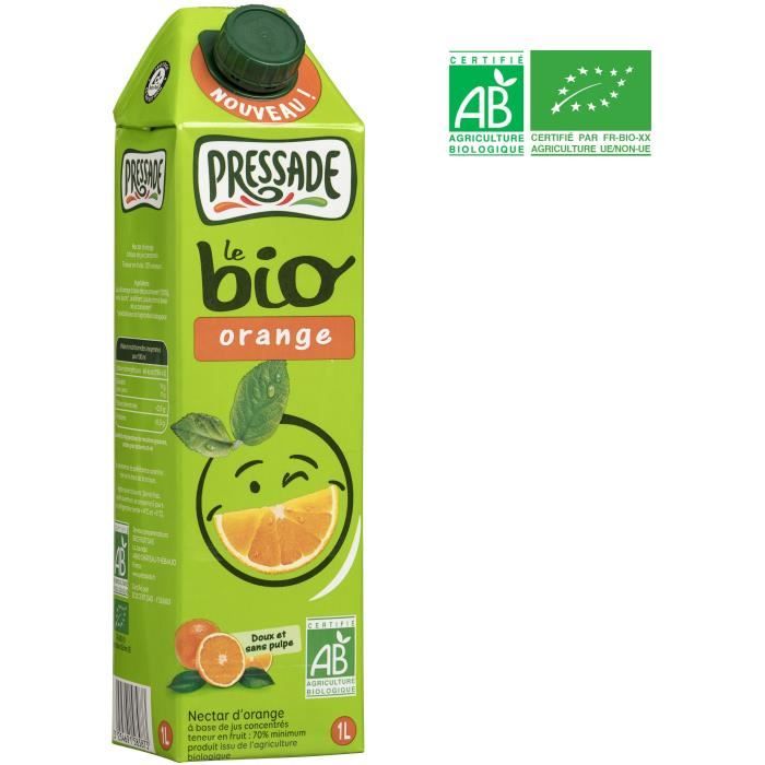 PRESSADE Nectar d'orange bio - 1 l