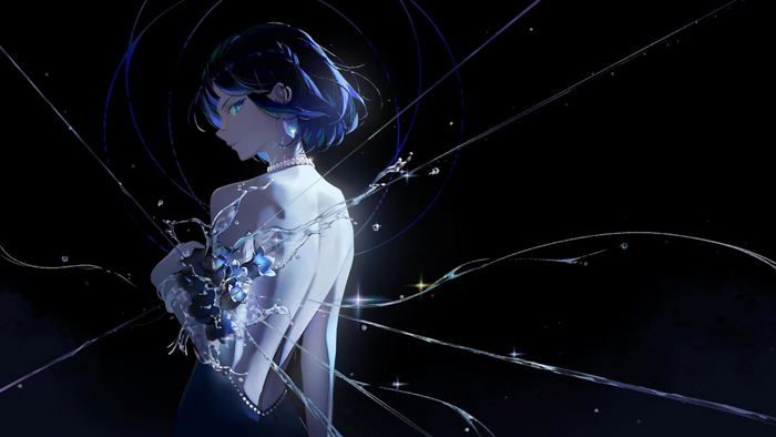 5D Diamond Painting Genshin Impact Anime – DIY Set 50x50 Cm, Voller Diamantbesatz, Inkl. Werkzeug, Für Wanddekoration