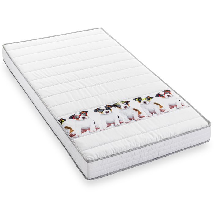 Puppy Love . Matelas mousse 90x190. Soutien Mi-ferme. Épaisseur 10cm –  Fabriqué en Belgique