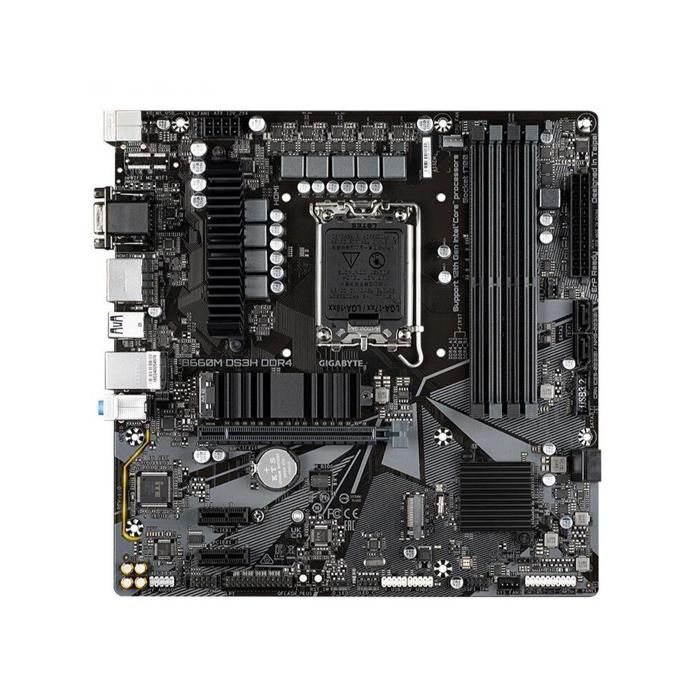 Carte mère GIGABYTE B660M DS3H DDR4 SDRAM Intel B660 Socket LGA1700 4xDDR4 SDRAM 128GB Micro ATX - Gigabyte