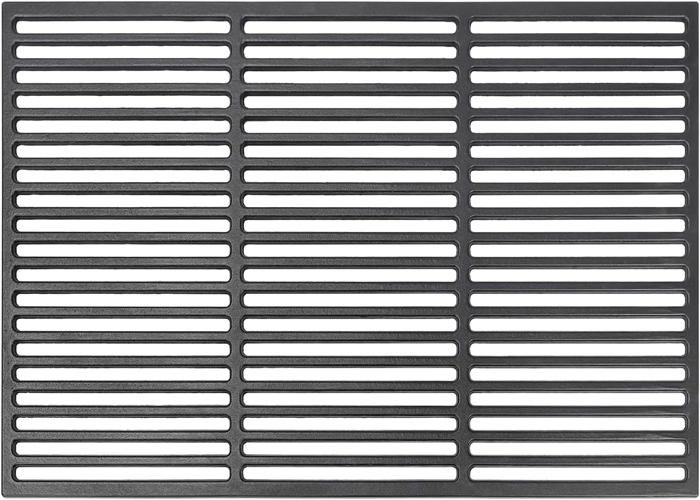 Grille De Cuisson En Fonte Émaillée 67x40cm - Pour Barbecue Gaz, Charbon - Cuisson Uniforme Et Facile à Nettoyer