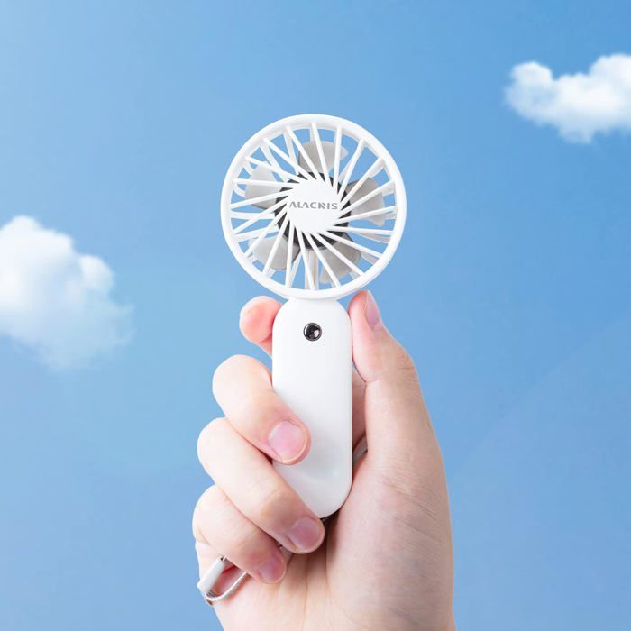 Mini Ventilateur Portable USB Rechargeable Ultra Petit Ventilateur Main avec Taille de Poche - Handeiu
