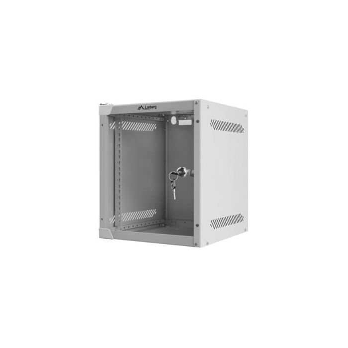 Bastidor de pared Lanberg WF10-2306-10S 6U 10 Gris IP20 Carga 20kg Vidrio Templado