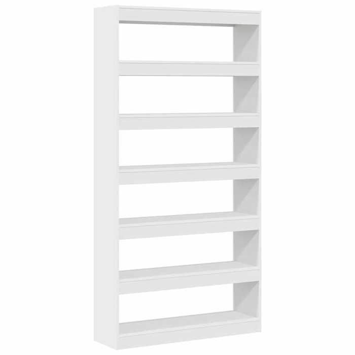 Autumn saleBibliothèque contemporaine design VIDAXL - étagère à domicile blanche Bois ingénierie 100 x 30 x 198cm Étagère