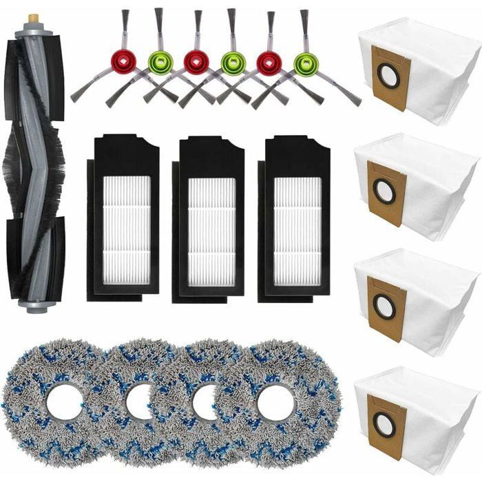 16 Kit D'accessoires Pour Ecovacs Deebot X9 Pro Omni / X11 Pro Omni