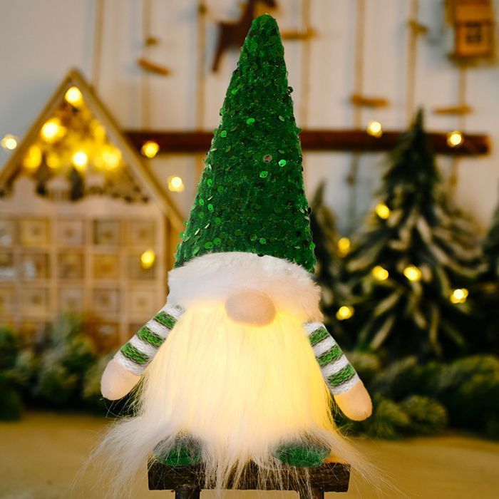 Gehydy Gnome Champignon De Printemps Décoration Pâques - Elfe Peluche Maison Cuisine Vert