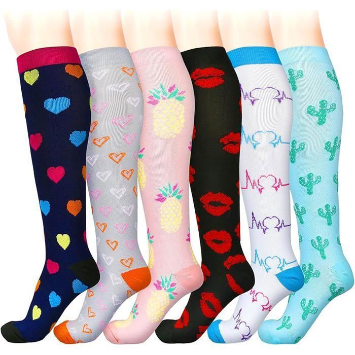 Chaussettes Inspiration OutRun Jeu Vidéo Multicolore - mixte - Pointure