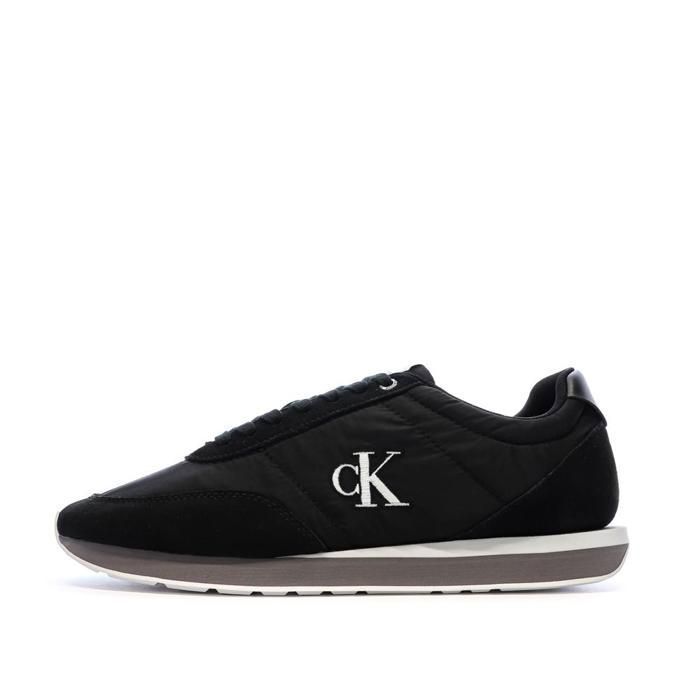 Calvin Klein Baskets Noir/Blanc Homme Calvin Klein Jeans Retros