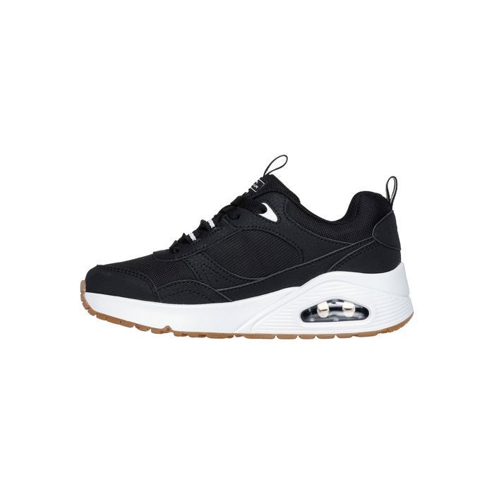 Skechers Basket - SKECHERS - Retro Groove - Junior - Noir - Semelle Skech‑Air