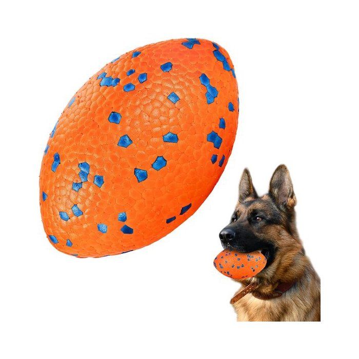 Balle pour chienjouet de football robuste pour chiens à mâchoires puissantesgrand ballon de rugby indestructible