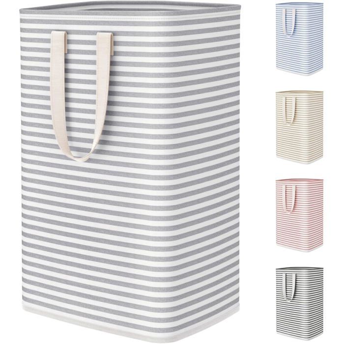 Panier à Linge Pliable 75L - Structure Métallique et Tissu Résistant - Avec Poignées Renforcées - Pou UMD INTERACTIF - UMD EDUCATIF