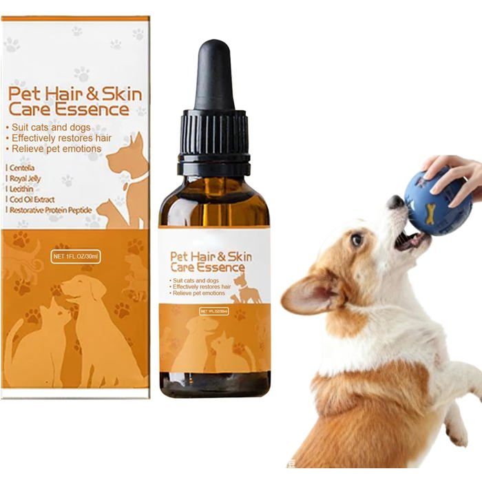 30 ML Demelant Cheveux sans Rincage Apres Shampoing Chien Shampoing Chien Anti Démangeaison Dry Shampoo Huile