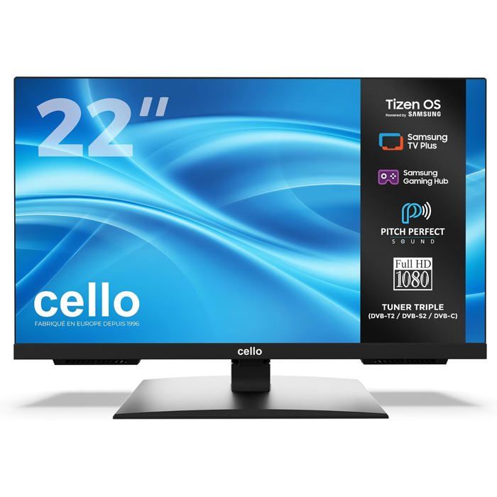 C2226TZH Smart TV 22 Pouces Tizen OS Gaming Hub Bluetooth Triple Tuner Intégré TV Samsung