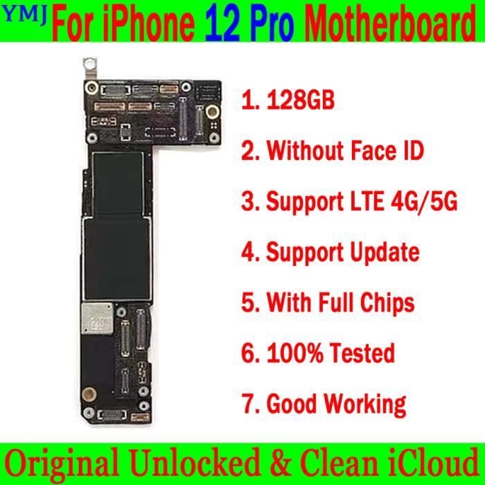 Carte Mère IPhone 12 Pro 128Go - Originale Apple - Défectueuse - Pour Pièces (Swap, Réparation)