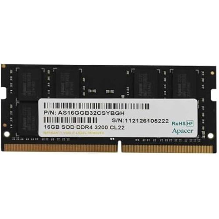 apacer memoire ram es.16g21.gsh 1x16gb ddr4 3200mhz - vue 4