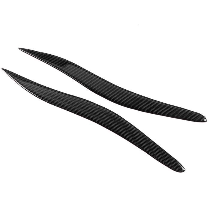 Sourcil De Phare En Fibre De Carbone Pour BMW Série 3 F30 F31 2012-2018 - Garniture Décalcomanie Phare Avant