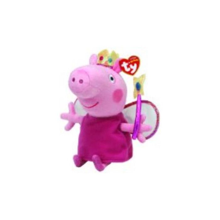 Peluche PEPPA PIG TY46140 16 cm Rose Mixte Cdiscount