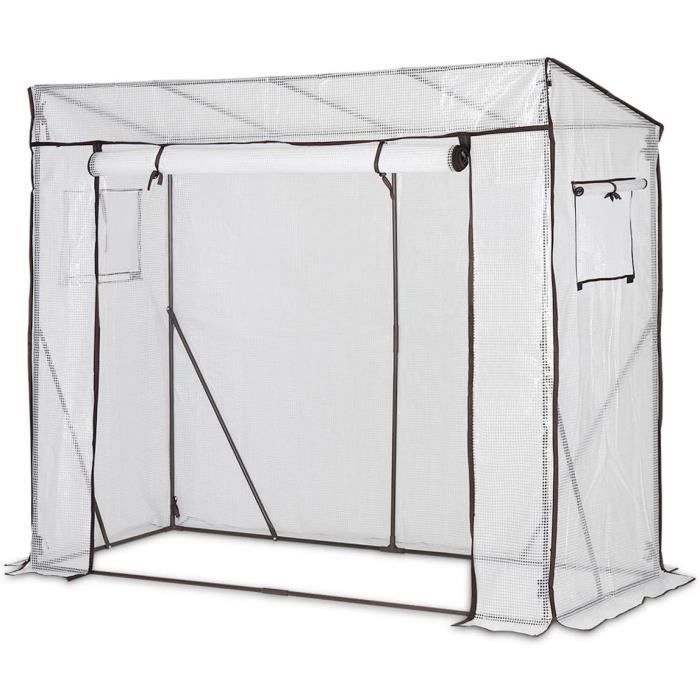 Serre de Jardin avec entrée Enroulable, Tomate Légumes Serre, Serre