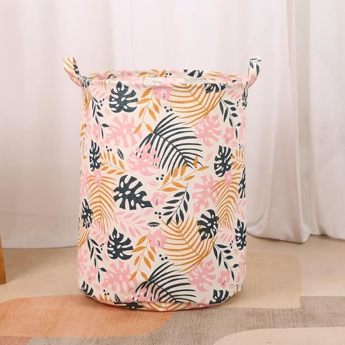 Petit Panier De Rangement Coton Tressé 24x24x18cm - Organiseur Chambre Enfant Kotkiddy
