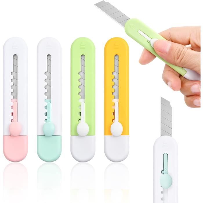 SIYINGSAERY Lot De 5 Ouvre-Lettres En Acier Inoxydable 19x1.5cm - Ouvre-Enveloppes Compact Et Robuste Pour Courrier, Colis Et Cartons