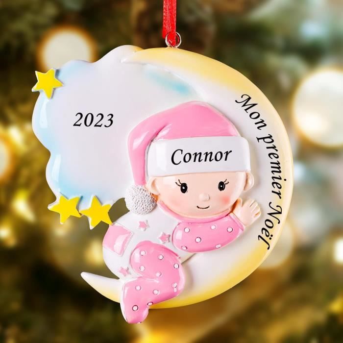 Boule Noel Personnalisable Mon 1Er Noel 2023 Boule De Noël