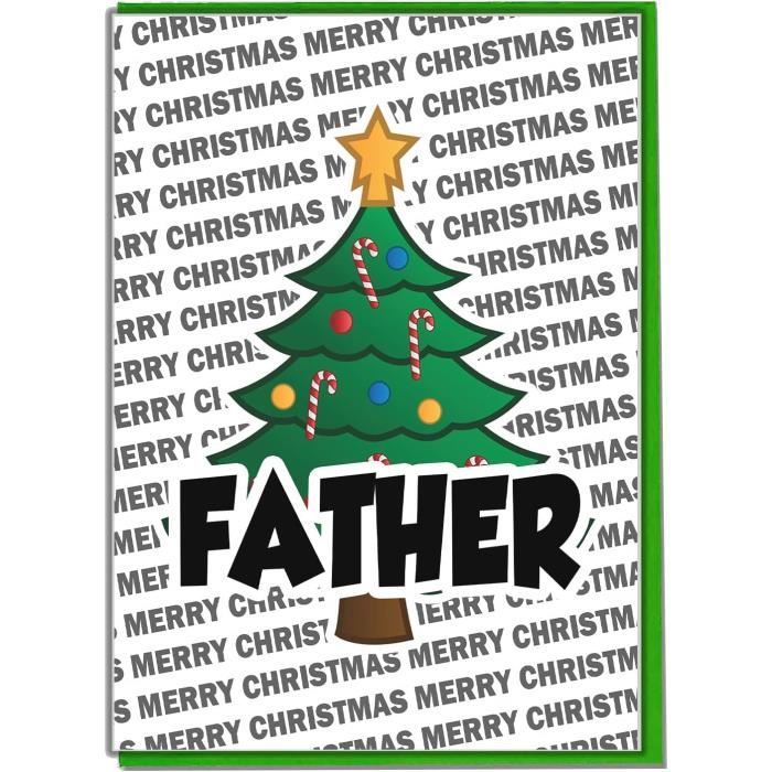 Carte De Vœux Père Noël Avec Arbre Festif[u3987] Cdiscount BeauxArts