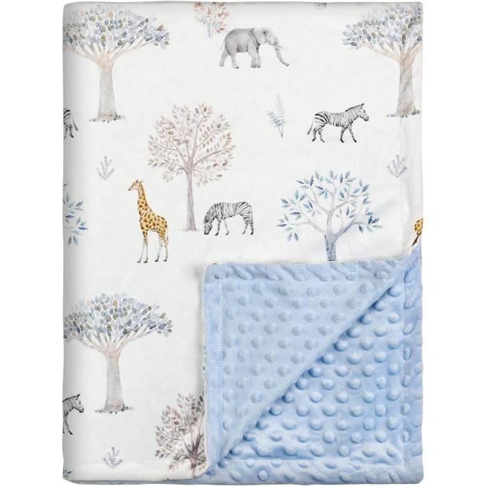 Bébé Infant Coperta Morbida Reversibile Mimetica E Sherpa – 76x107 Cm, Regalo Per Bambini, Lavabile In Lavatrice - 2